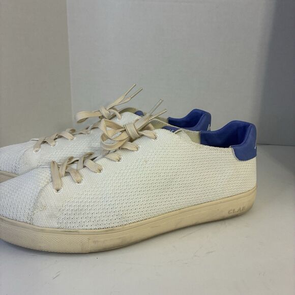 CLAE Los Angeles White Knit Sneakers Men’s Size 10 Casual Lace Up Shoes main image 9